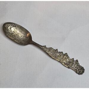 1907 Mountain Torrent Luna Park Coney Island Souvenir Spoon Antique